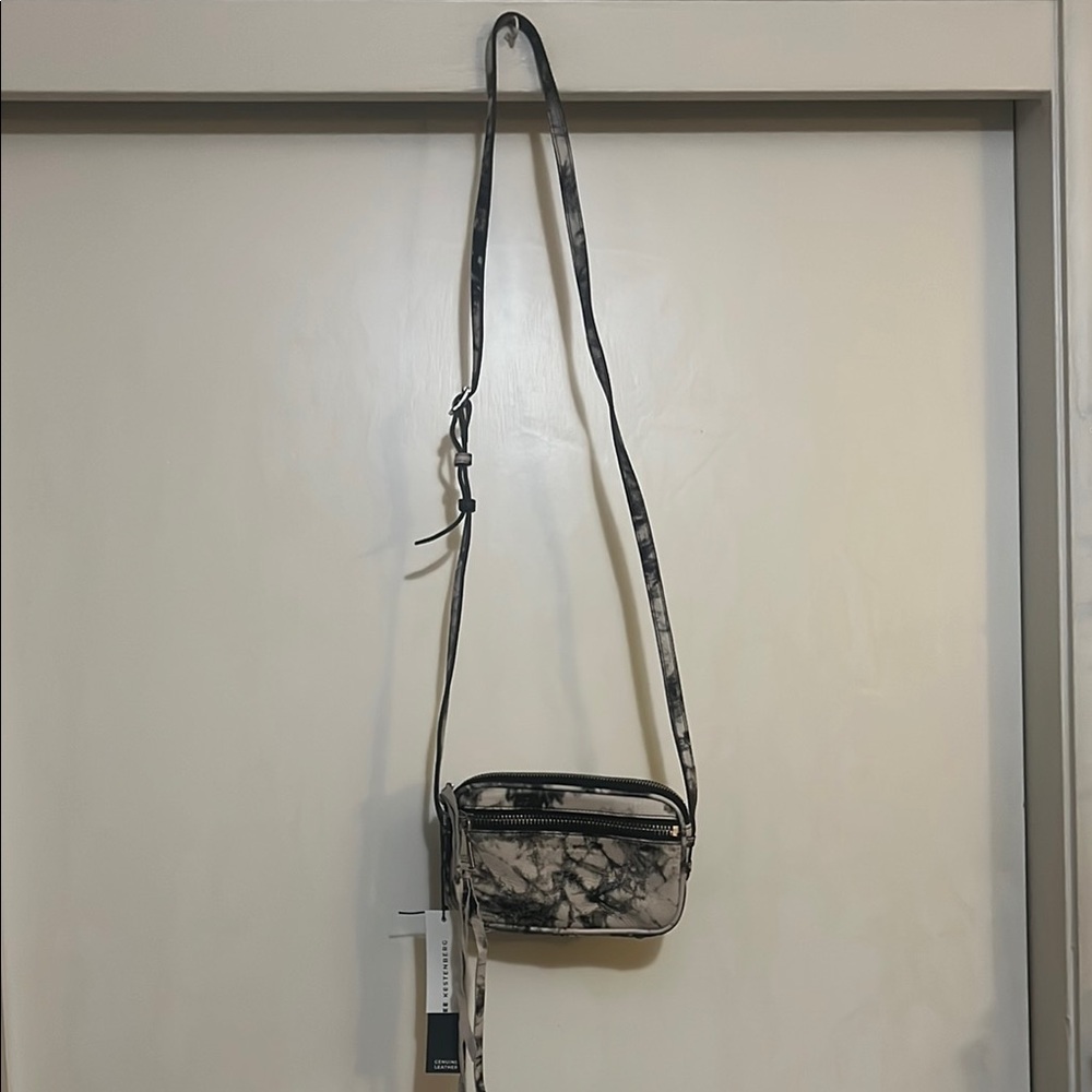 Aimee Kestenberg Black and White Crossbody Bag